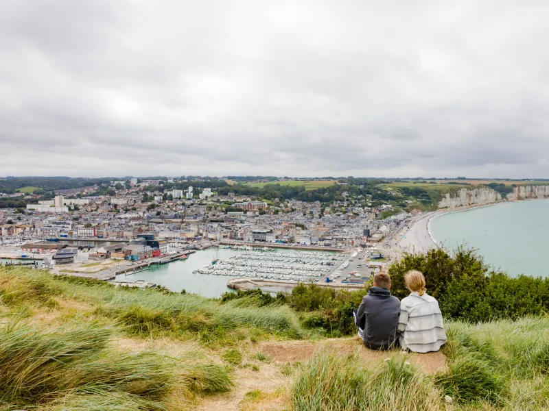 Vue sur Fécamp