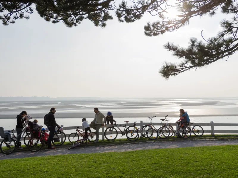 Vue sur la baie de la plage du Crotoy