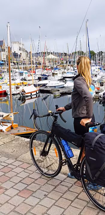 Port de Paimpol à vélo