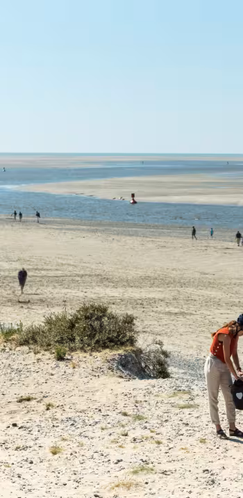 La route blanche entre Le Hourdel et Cayeux-sur-Mer