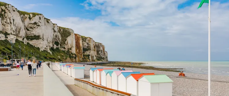 Le Tréport et ses cabines de plage