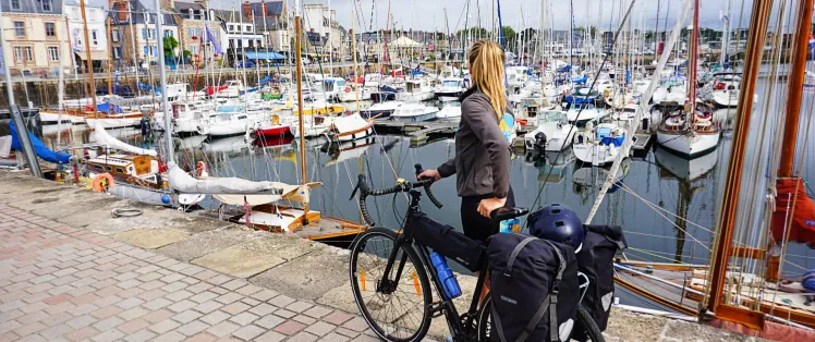 Port de Paimpol à vélo