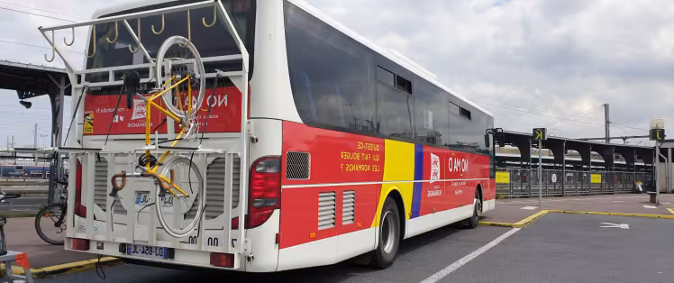 Service de porte-vélos sur la ligne 39 Caen <> Honfleur <> Le Havre