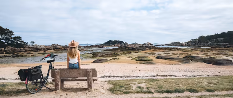 La plage de Tourony à Trégastel