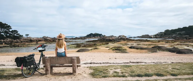 La plage de Tourony à Trégastel