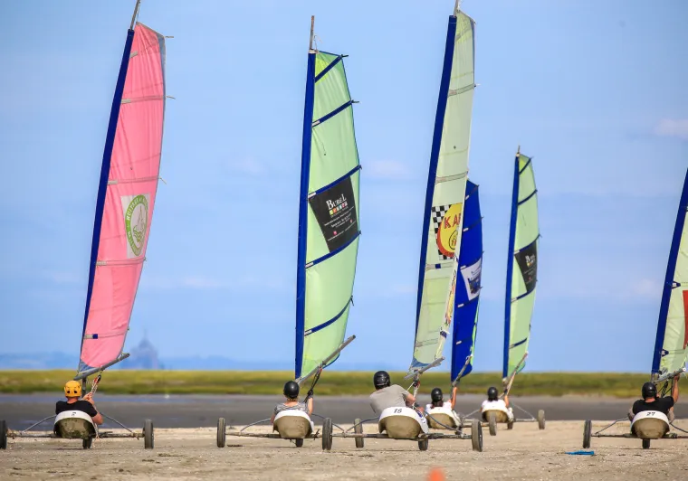 Char à voile à Cherrueix