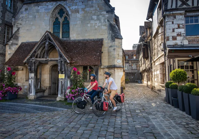 De Deauville à Honfleur à vélo