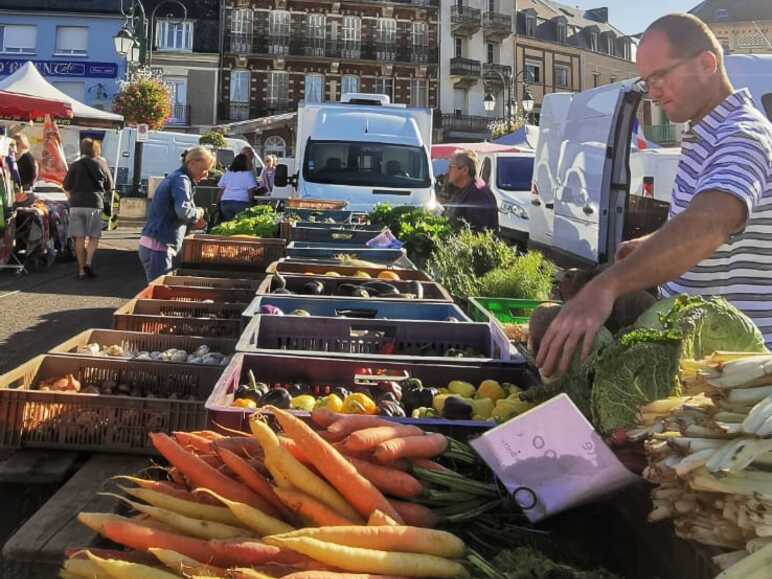 marché sur la velomaritime